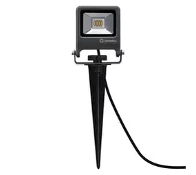 Ledvance LED Breedstraler - Endura Spike - Zwart - 20W 1700lm - 3000K Warm Wit Ledvance LED Breedstraler - Endura Spike - Zwart - 20W 1700lm - 3000K Warm Wit