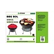 Kleine Barbecue Ø 35 cm – Zwart – Met Deksel & Wielen Kleine Barbecue Ø 35 cm – Zwart – Met Deksel & Wielen