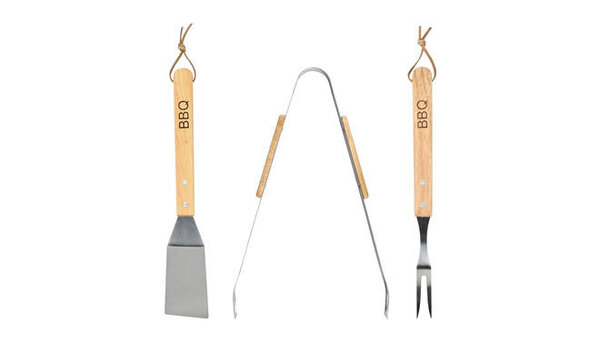 Benson  3-Delige BBQ Barbecueset – Tang, Spatel en Vork​