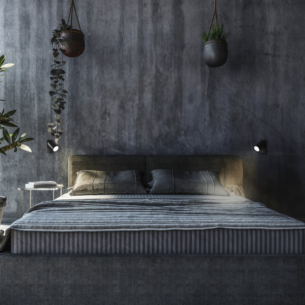 Spectrum LED Bedlamp - 1x GU10 - Aan/Uit Schakelaar - 55x100mm - Zwart