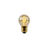 Lucide G45 - Filament lamp - Ø 4,5 cm - LED Dimb. - E27 - 1x3W 2200K - Amber