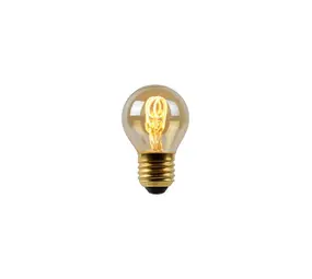 Lucide G45 - Filament lamp - Ø 4,5 cm - LED Dimb. - E27 - 1x3W 2200K - Amber Lucide G45 - Filament lamp - Ø 4,5 cm - LED Dimb. - E27 - 1x3W 2200K - Amber