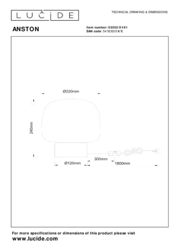 Lucide LED Tafellamp - ANSTON - Ø22cm – Opaal Glas – E14 Fitting – Geschikt voor LED – Binnenverlichting – Moderne Woonkamerlamp Lucide LED Tafellamp - ANSTON - Ø22cm – Opaal Glas – E14 Fitting – Geschikt voor LED – Binnenverlichting – Moderne Woonkamerlamp