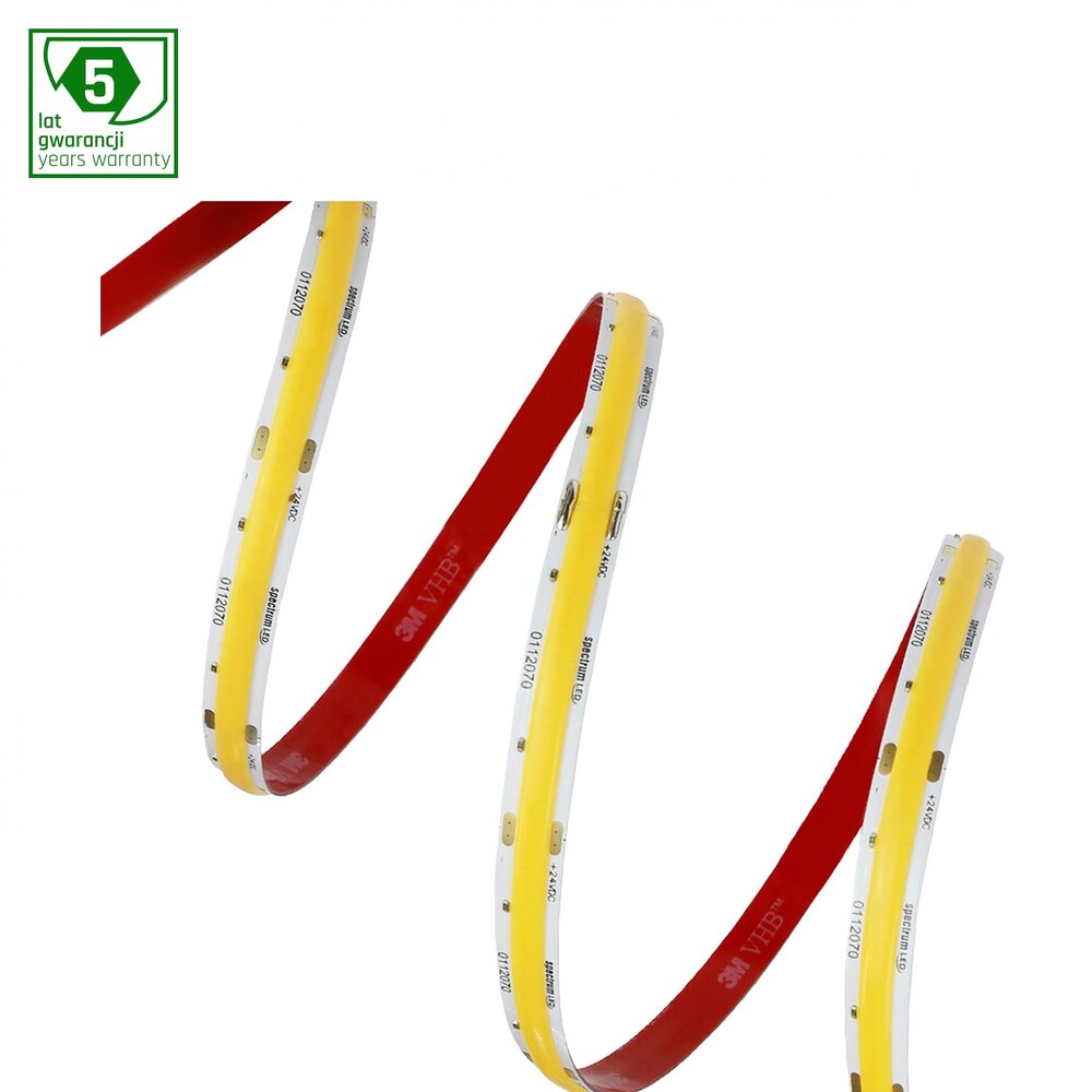 Spectrum LED Strip 5 Meter 24V - 3500lm - COB - 5W/m - 960 Daglicht Wit | 10mm - IP20 - Beste Kleurweergave Spectrum LED Strip 5 Meter 24V - 3500lm - COB - 5W/m - 960 Daglicht Wit | 10mm - IP20 - Beste Kleurweergave