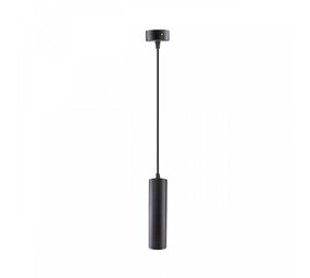 Spectrum LED Hanglamp - 1xGU10 - 200x55mm - 100cm pendel - Aluminium - Zwart Spectrum LED Hanglamp - 1xGU10 - 200x55mm - 100cm pendel - Aluminium - Zwart