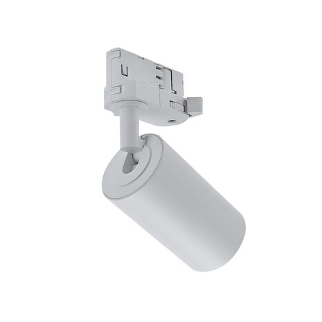 Spectrum LED Railspot Spectrum MADARA ALTRO - 3-Fase - GU10 Fitting - Wit - Aluminium - IP20 - Max. 8W LED - 57x101x141mm - Exclusief Lichtbron