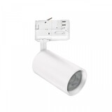 Spectrum LED Railspot Spectrum MADARA ALTRO - 3-Fase - GU10 Fitting - Wit - Aluminium - IP20 - Max. 8W LED - 57x101x141mm - Exclusief Lichtbron