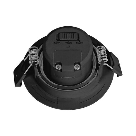 Braytron LED inbouwspot - 7W  DIM CCT - Zaagmaat 70mm - Buitenmaat 85mm - Zwart Braytron LED inbouwspot - 7W  DIM CCT - Zaagmaat 70mm - Buitenmaat 85mm - Zwart