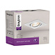 Braytron LED Inbouwspot kantelbaar - Zaagmaat 70mm - Buitenmaat 82mm - Mat zwart Braytron LED Inbouwspot kantelbaar - Zaagmaat 70mm - Buitenmaat 82mm - Mat zwart