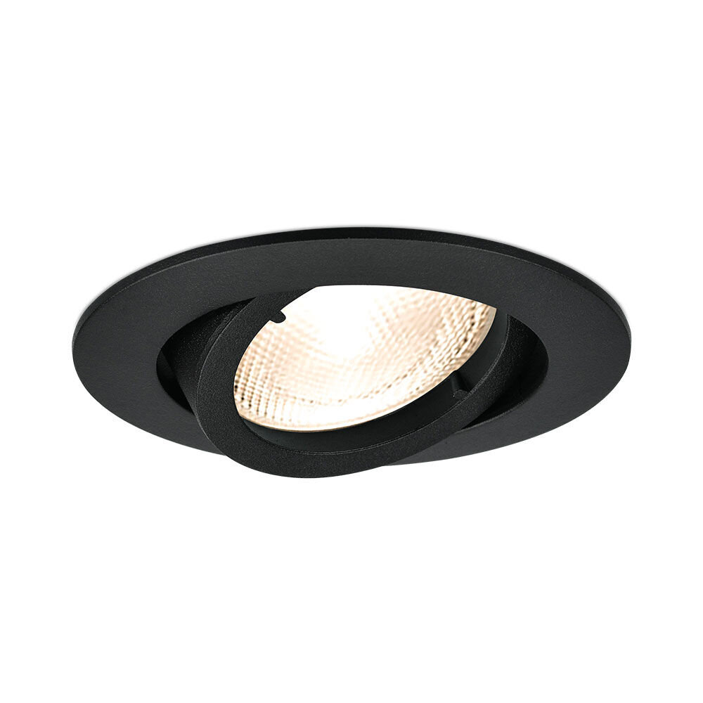 Braytron LED Inbouwspot kantelbaar - Zaagmaat 70mm - Buitenmaat 82mm - Mat zwart Braytron LED Inbouwspot kantelbaar - Zaagmaat 70mm - Buitenmaat 82mm - Mat zwart