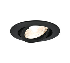 Braytron LED Inbouwspot kantelbaar - Zaagmaat 70mm - Buitenmaat 82mm - Mat zwart Braytron LED Inbouwspot kantelbaar - Zaagmaat 70mm - Buitenmaat 82mm - Mat zwart