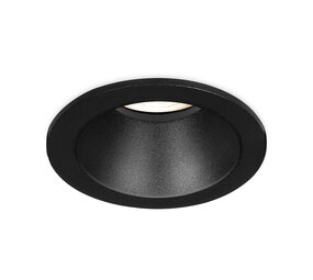 Braytron LED Inbouwspot zwart - Zaagmaat 74mm - Buitenmaat 85mm - excl. lichtbron Braytron LED Inbouwspot zwart - Zaagmaat 74mm - Buitenmaat 85mm - excl. lichtbron