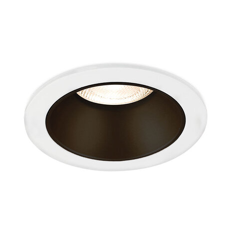 Braytron LED Inbouwspot kantelbaar - Zaagmaat 74mm - Buitenmaat 85mm - Mat zwart/wit Braytron LED Inbouwspot kantelbaar - Zaagmaat 74mm - Buitenmaat 85mm - Mat zwart/wit