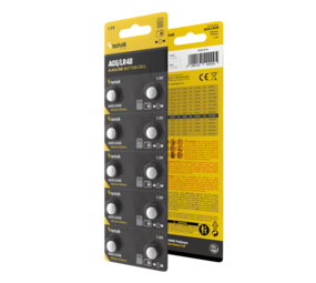 Technik Platinum Alkaline - 10 Stuks - AG5 / LR48 / 193 / 393 - 1,5V | Knoopcelbatterij Technik Platinum Alkaline - 10 Stuks - AG5 / LR48 / 193 / 393 - 1,5V | Knoopcelbatterij