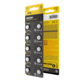 Technik Platinum Alkaline - 10 Stuks - AG7 / LR57 / 195 / 395 - 1,5V - B10 | Knoopcelbatterij