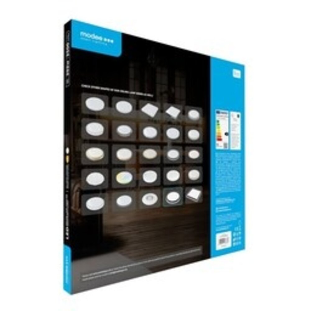 Modee LED Plafondlamp - Zwart - Rond - 30W 3500lm - 4000K Helder Wit | D480x28mm Modee LED Plafondlamp - Zwart - Rond - 30W 3500lm - 4000K Helder Wit | D480x28mm