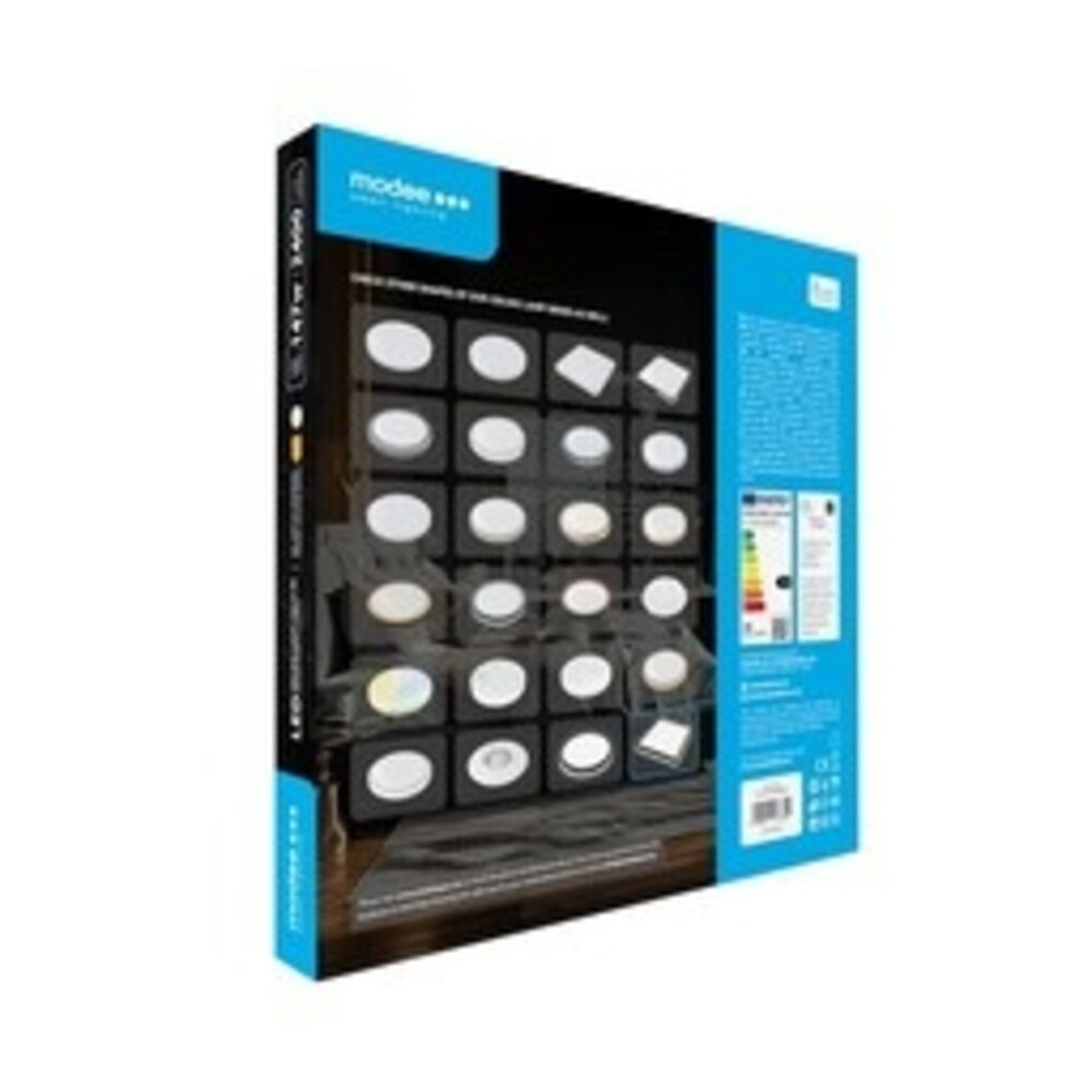 Modee LED Plafondlamp - Zwart - Vierkant - 18W 2400lm - 4000K Helder Wit | 293x293x28mm Modee LED Plafondlamp - Zwart - Vierkant - 18W 2400lm - 4000K Helder Wit | 293x293x28mm