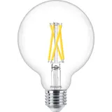 Philips officieel distributeur MASTER Value LED Globe E27 93mm Filament Helder 5.9W 806lm - 922-927 Zeer Warm Wit | Beste Kleurweergave - Dimbaar - Vervangt 60W Philips officieel distributeur MASTER Value LED Globe E27 93mm Filament Helder 5.9W 806lm - 922-927 Zeer Warm Wit | Beste Kleurweergave - Dimbaar - Vervangt 60W