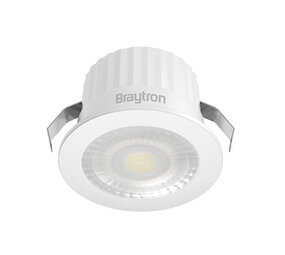 Braytron LED Inbouwspot mini - 3W 3000K - Zaagmaat 32mm - Buitenmaat 44mm - IP54 Braytron LED Inbouwspot mini - 3W 3000K - Zaagmaat 32mm - Buitenmaat 44mm - IP54