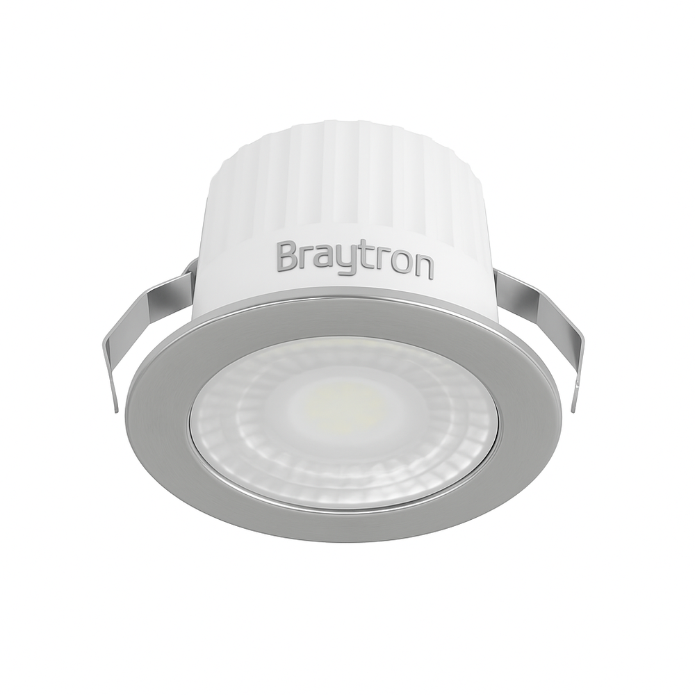 Braytron LED Inbouwspot mini - 3W 3000K - Zaagmaat 32mm - Buitenmaat 44mm - IP54 Braytron LED Inbouwspot mini - 3W 3000K - Zaagmaat 32mm - Buitenmaat 44mm - IP54