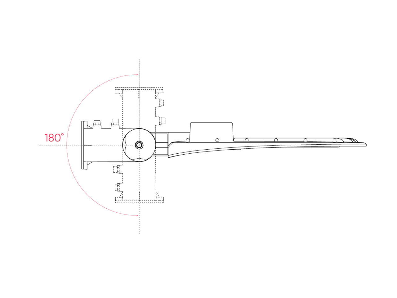 LED Line LED Straatlamp IP65 - 100W 10000 Lumen - 4000K helder wit licht - 3 jaar garantie