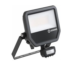 Ledvance LED Breedstraler Aluminium Zwart 41W 6000lm 100D - 840 Koel Wit | IP65 - Bewegings- En Lichtsensor - Symmetrisch Ledvance LED Breedstraler Aluminium Zwart 41W 6000lm 100D - 840 Koel Wit | IP65 - Bewegings- En Lichtsensor - Symmetrisch
