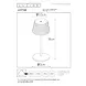Lucide JUSTINE - Tafellamp Buiten - LED Dimb. - 1x2W 2700K - IP54 - Wit Lucide JUSTINE - Tafellamp Buiten - LED Dimb. - 1x2W 2700K - IP54 - Wit