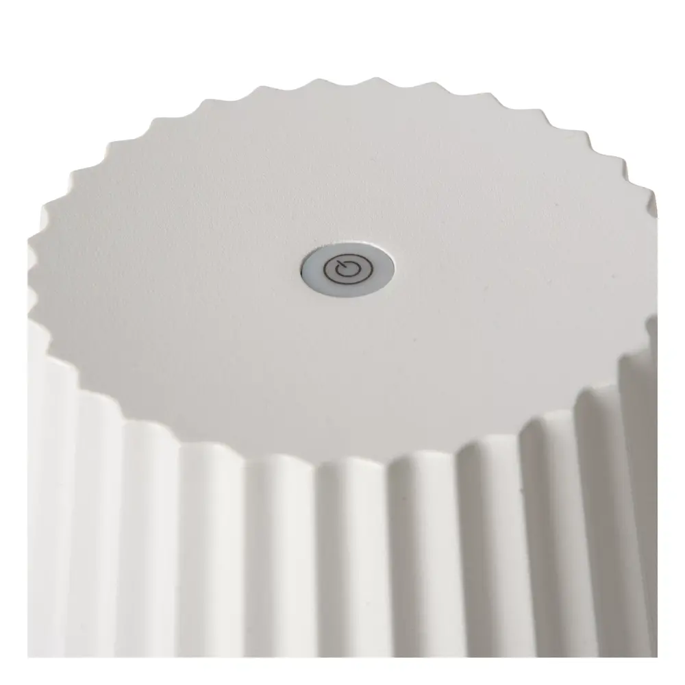 Lucide JUSTINE - Tafellamp Buiten - LED Dimb. - 1x2W 2700K - IP54 - Wit Lucide JUSTINE - Tafellamp Buiten - LED Dimb. - 1x2W 2700K - IP54 - Wit