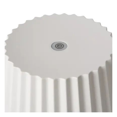 Lucide JUSTINE - Tafellamp Buiten - LED Dimb. - 1x2W 2700K - IP54 - Wit Lucide JUSTINE - Tafellamp Buiten - LED Dimb. - 1x2W 2700K - IP54 - Wit