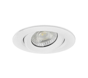 Braytron LED inbouwspot - 5W vervangt 50W - 3000K warm wit licht - Kantelbaar Braytron LED inbouwspot - 5W vervangt 50W - 3000K warm wit licht - Kantelbaar