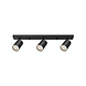 Braytron LED Plafondspot Beta - 3x GU10 fitting - 300x120mm - Mat zwart Braytron LED Plafondspot Beta - 3x GU10 fitting - 300x120mm - Mat zwart