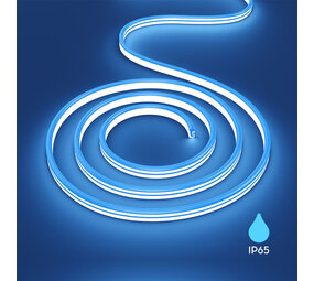 Braytron LED Strip - 100m - 230V AC - 6W 350lm p/m - Blauw - Neon - IP65 Braytron LED Strip - 100m - 230V AC - 6W 350lm p/m - Blauw - Neon - IP65