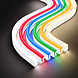 Braytron LED Strip - 100m - 230V AC - 6W 350lm p/m - Blauw - Neon - IP65 Braytron LED Strip - 100m - 230V AC - 6W 350lm p/m - Blauw - Neon - IP65