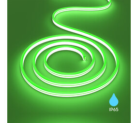 Braytron LED Strip - 100m - 230V AC - 6W 350lm p/m - Groen - Neon - IP65 Braytron LED Strip - 100m - 230V AC - 6W 350lm p/m - Groen - Neon - IP65