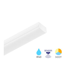 Braytron LED Armatuur 120cm  incl. bewegingssensor - 36W 4320lm - 3000K/4000K/6000K - IP65