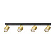 Braytron LED Plafondspot Beta - 4x GU10 fitting - 640x120mm - Goud Braytron LED Plafondspot Beta - 4x GU10 fitting - 640x120mm - Goud