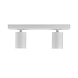 Braytron LED Plafondspot Beta - 2x GU10 fitting - 300x120mm - Mat wit Braytron LED Plafondspot Beta - 2x GU10 fitting - 300x120mm - Mat wit
