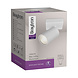 Braytron LED Plafondspot - GU10 fitting - 55x130mm - Mat wit - vierkante plafondplaat Braytron LED Plafondspot - GU10 fitting - 55x130mm - Mat wit - vierkante plafondplaat