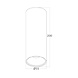 Braytron LED Plafondspot - GU10 fitting - 55x200mm - Mat wit Braytron LED Plafondspot - GU10 fitting - 55x200mm - Mat wit