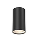 Braytron LED Plafondspot - GU10 fitting - 55x102mm - Mat zwart Braytron LED Plafondspot - GU10 fitting - 55x102mm - Mat zwart