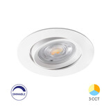 Braytron LED Inbouwspot - 7W Dimbaar - Zaagmaat 70mm - Lichtkleur verstelbaar - Mat wit