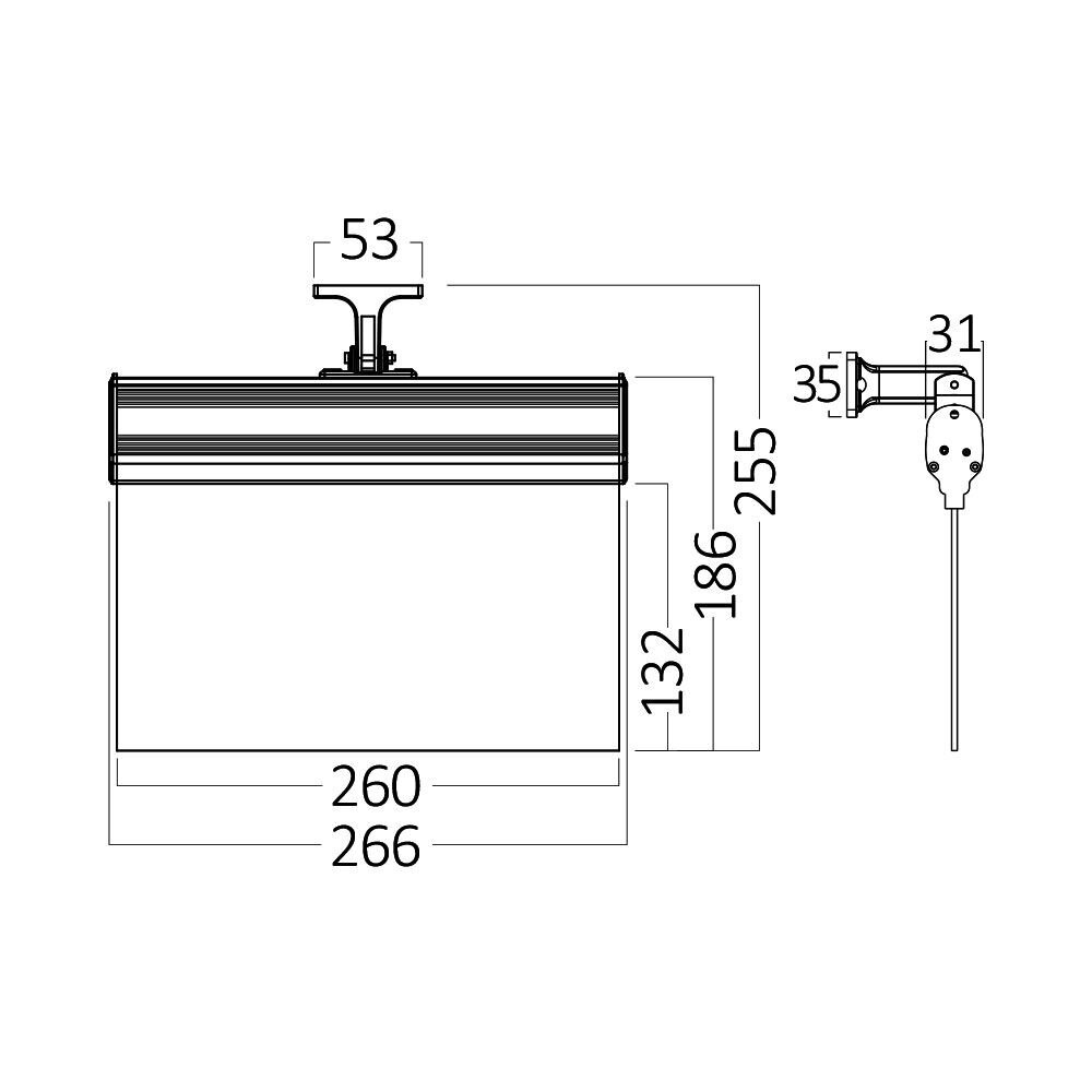 Braytron LED Noodverlichting opbouw - 2W 150lm - 3h - excl. pictogram