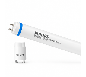 Philips LED Buis T8 MASTER (EM/Mains) High Output 8W 1000lm - 830 Warm Wit | 60cm - Vervangt 18W Philips LED Buis T8 MASTER (EM/Mains) High Output 8W 1000lm - 830 Warm Wit | 60cm - Vervangt 18W