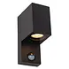 Lucide ZARO IR - Wandspot / Wandlamp Binnen/Buiten - 1xGU10 - IP65 - Beweging & dag/nacht sensor- Zwart Lucide ZARO IR - Wandspot / Wandlamp Binnen/Buiten - 1xGU10 - IP65 - Beweging & dag/nacht sensor- Zwart