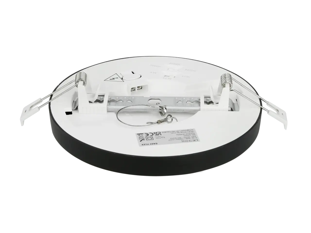 LED Line LED Downlight - Rond - IP20 - LITE - EASY FLEX - 9-12W 1050lm - CCT 3000K/4000K/5000K - Zwart - Inbouw/Opbouw | Ø170mm Zaagmaat 65-130mm LED Line LED Downlight - Rond - IP20 - LITE - EASY FLEX - 9-12W 1050lm - CCT 3000K/4000K/5000K - Zwart - Inbouw/Opbouw | Ø170mm Zaagmaat 65-130mm