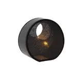 Lucide OP=OP LOXIA - Tafellamp - Zwart - 40W - Papier