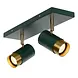 Lucide FLORIS Plafondspot-Groen-2xGU10-40W-Alumin. Lucide FLORIS Plafondspot-Groen-2xGU10-40W-Alumin.