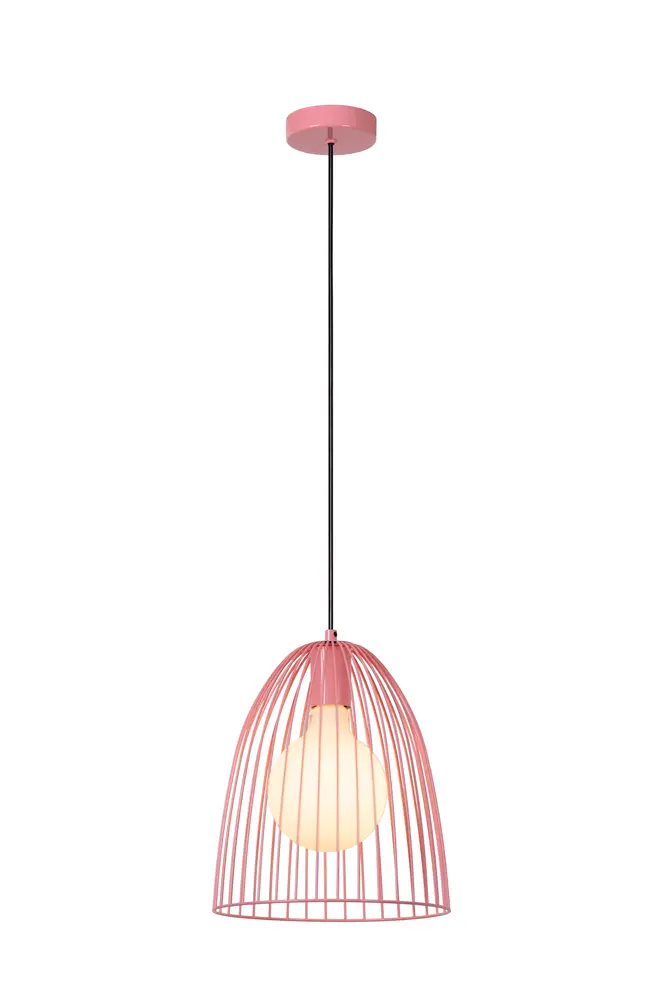 Lucide Lucide MACARONS - Hanglamp - Ø 24,5 cm - 1xE27 - Roze
