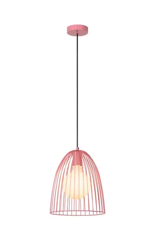 Lucide Lucide MACARONS - Hanglamp - Ø 24,5 cm - 1xE27 - Roze