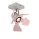 Lucide PICTO Plafondspot Kinder-Roze-1xGU10-35W-Metaal Lucide PICTO Plafondspot Kinder-Roze-1xGU10-35W-Metaal